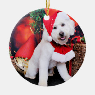 Ornement En Céramique Noël - mini griffonnage - Winston