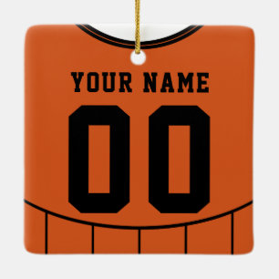 Ornement En Céramique Nom et numéro Football Football Modèle Jersey