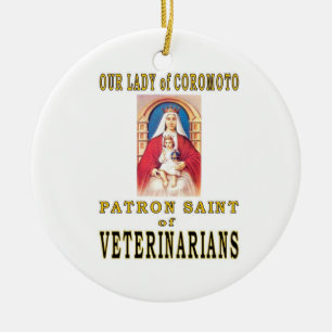 ORNEMENT EN CÉRAMIQUE NOTRE DAME DE COROMOTO