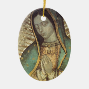 ORNEMENT EN CÉRAMIQUE NOTRE DAME OF GUADALUPE