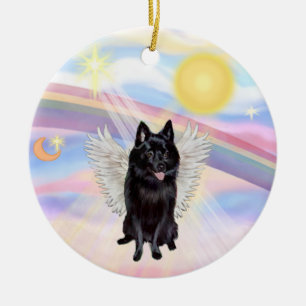 Ornement En Céramique Nuages - Schipperke Ange