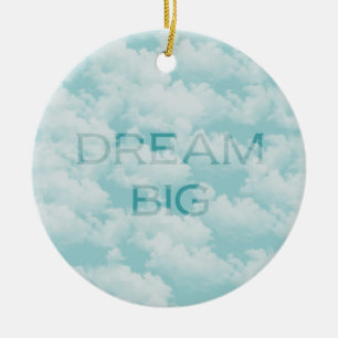 Ornement En Céramique Nuages Sky Inspiration Dream Big