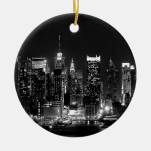 Ornement En Céramique Nuit à New York