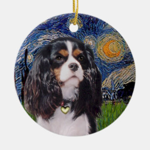 Ornement En Céramique Nuit étoilée - Cavalier (tri-couleur)