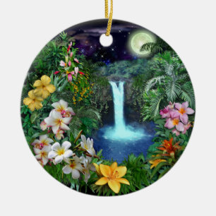 Ornement En Céramique Nuits tropicales