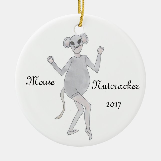 Ornement En Céramique Nutcracker Mouse Keepsaké Premium Orament (Devant)
