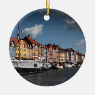 Ornement En Céramique Nyhavn, Copenhague