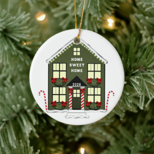 Ornement En Céramique Objet de Noël pour nouvelle maison