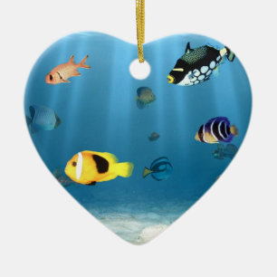 Ornement En Céramique Océans des poissons