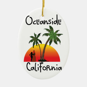 Ornement En Céramique Oceanside la Californie