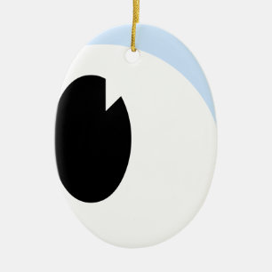 Ornement En Céramique OEil de caricature