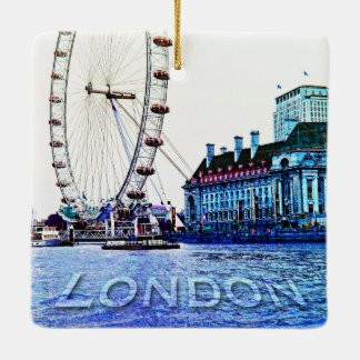 Ornement En Céramique Oeil de Londres