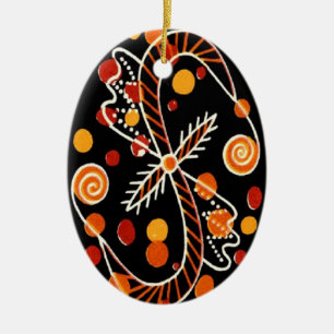 Ornement En Céramique Oeufs de pâques d'Ukrainien de Pysanky