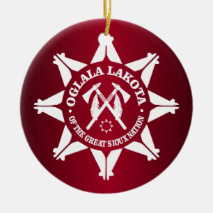 Ornement En Céramique Oglala Lakota