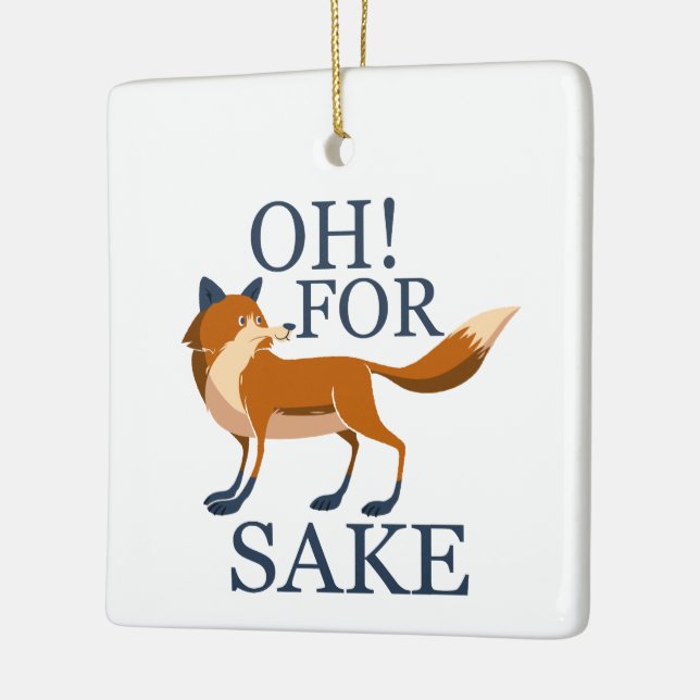 Ornement En Céramique Oh pour le saké renard (Gauche)