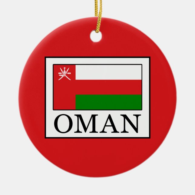 Ornement En Céramique Oman (Devant)