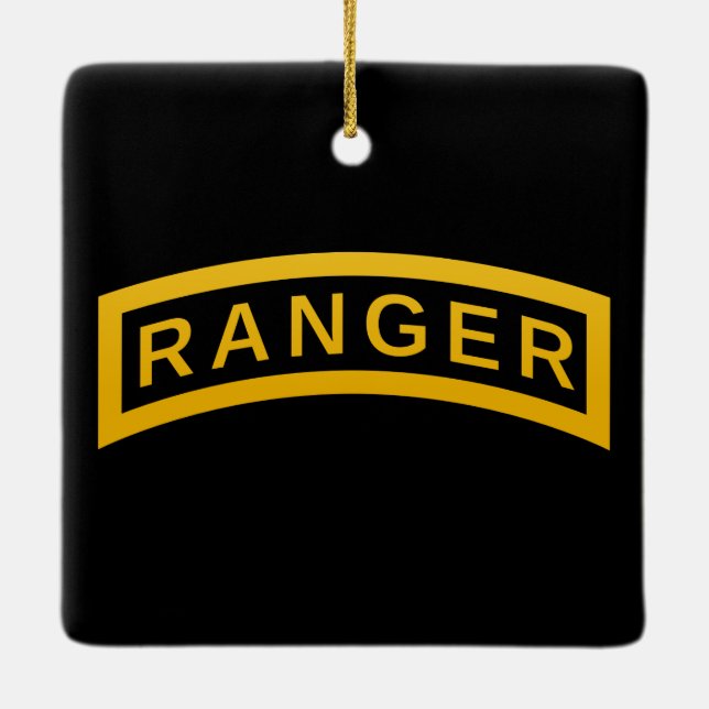 Ornement En Céramique Onglet Ranger (Dos)