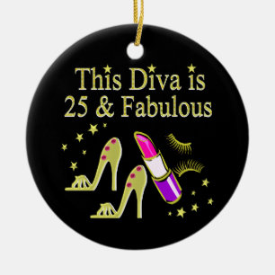 ORNEMENT EN CÉRAMIQUE OR 25 ET CONCEPTION DE DIVA FABULEUSE