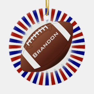Ornement En Céramique Organisation américaine de conception de football