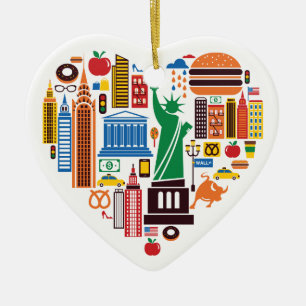 Ornement En Céramique Organisation de New York - SRF