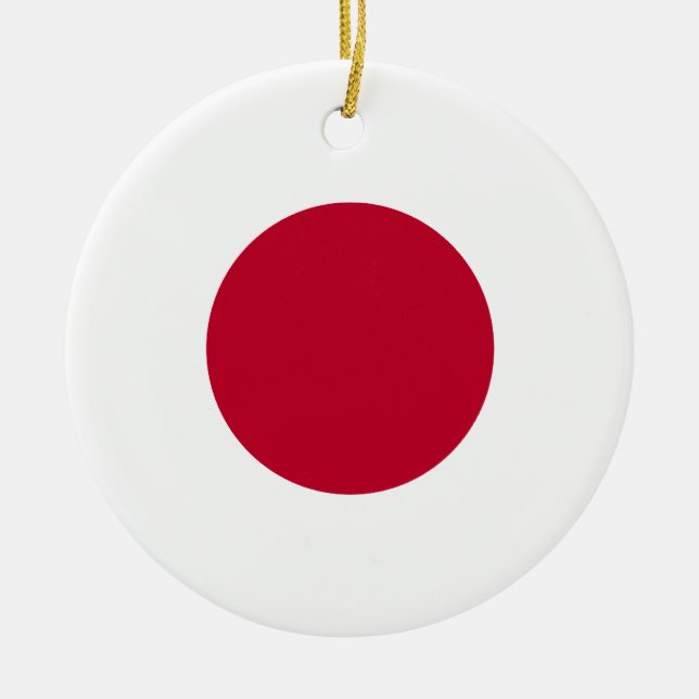 Ornement En Céramique Organisation du drapeau japonais (Devant)
