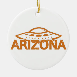 Ornement En Céramique OVNI Arizona
