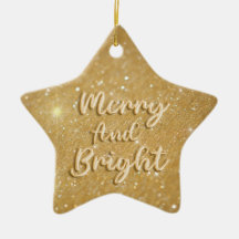 Pailleté de Noël or élégant