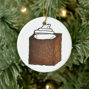 Ornement En Céramique Pain d'épices Ginger Pain Gâteau de Noël