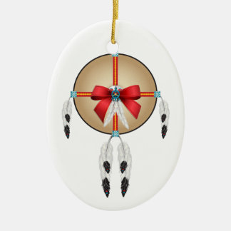 Ornement En Céramique Paix ici sur terre, Ojibwe