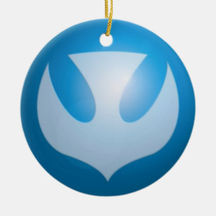 Ornement En Céramique Paix pour Noël