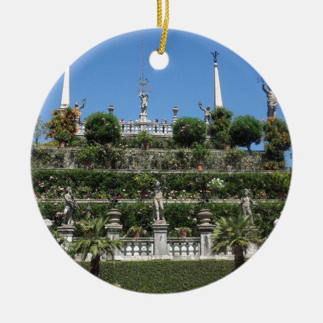 Ornement En Céramique Palais Borromeo à Stresa, Italie (Devant)