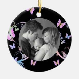 Ornement En Céramique Papillon