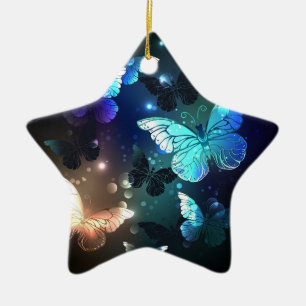Ornement En Céramique Papillon de nuit
