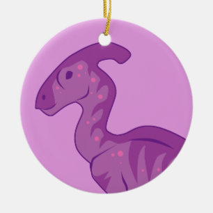Ornement En Céramique Parasaurolophus
