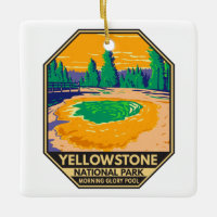 Parc national de Yellowstone Matin Glory Pool Rétr