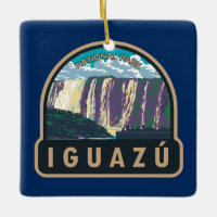 Parc national d'Iguazu Argentine Travel Art Vintag