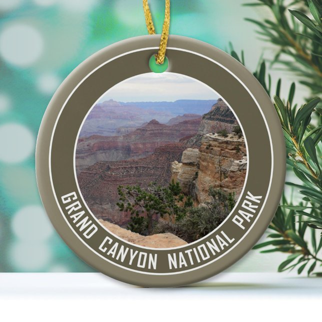 Ornement En Céramique Parc national du Grand Canyon Souvenir (National Park Ornament)