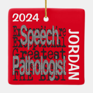 Ornement En Céramique Parole Pathologiste Extraordinaire PERSONNALISÉ