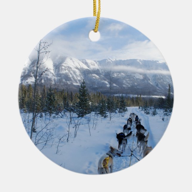 Ornement En Céramique ParrotSleds - paysage (Devant)