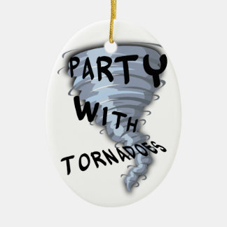 Ornement En Céramique Partie avec des tornades