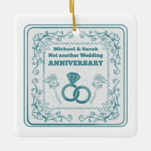 Ornement En Céramique Pas un autre anniversaire de mariage