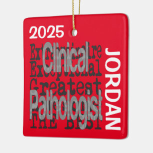 Ornement En Céramique Pathologiste clinique Extraordinaire PERSONNALISÉ