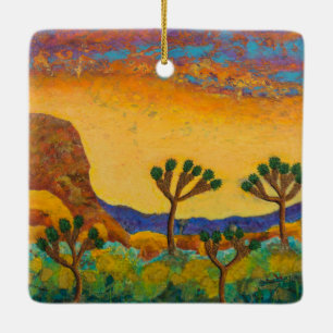 Ornement En Céramique Paysage d'arbre de Joshua