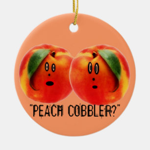 Ornement En Céramique Peach Cobbler Scarbeille