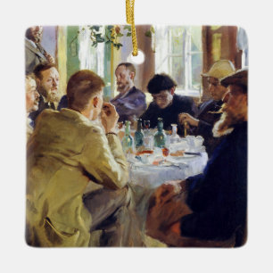 Ornement En Céramique Peder Severin Kroyer - Heure du déjeuner