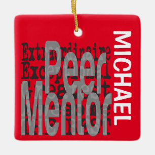 Ornement En Céramique Peer Mentor Extraordinaire PERSONNALISÉ