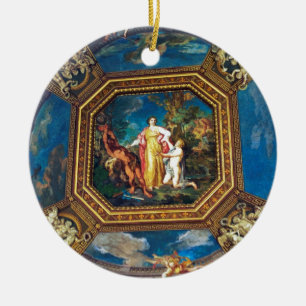 Ornement En Céramique Peinture murale dans le musée de Vatican