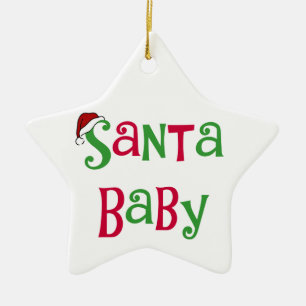 Ornement En Céramique Père Noël Baby Christmas Ornament