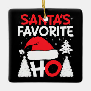 Ornement En Céramique Père Noël - Ho favori