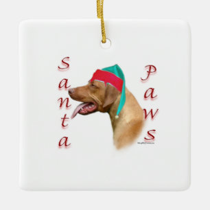 Ornement En Céramique Père Noël Paws Rhodesian Ridgeback